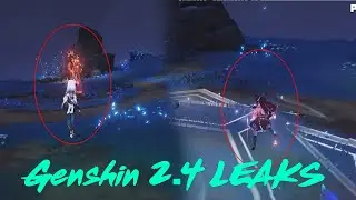Genshin Impact 2.4  Shenhe & Yun Jin vs Pyro Abyss Herald Gameplay Leak