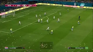 Brazil vs Croatia Round 8 FIFA World Cup 2022 - PES 2021 World Cup QATAR 2022 Patch