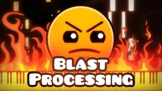 Waterflame - Blast Processing  (Geometry Dash lvl 17) | Piano Tutorial