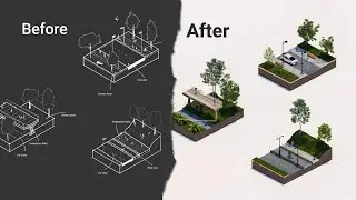 Orthographic mode in Lumion 11 for Urban Diagrams (From an idea to a render)