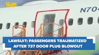 Passengers of Alaska Airlines flight sue Boeing following 737 Max 9 door plug loss