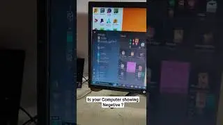 Is your computer showing negetive ? 😳 