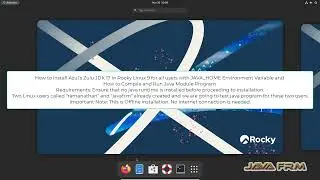 Zulu OpenJDK 17 installation on Rocky Linux 9 | How to install Java 17 on Linux with JAVA_HOME