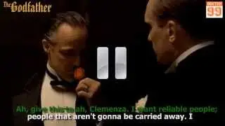 Диалоги из 'Крестного отца' / Английский по Фильмам с субтитрами {ШКОЛА ДЖОБСА}