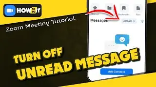 How to turn off unread message on zoom 2024 | Skill Wave