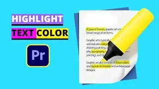 How to Highlight Text in Premiere Pro | Step-by-Step Guide for Beginners