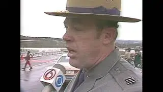 Bridge collapse newscast April 5 1987