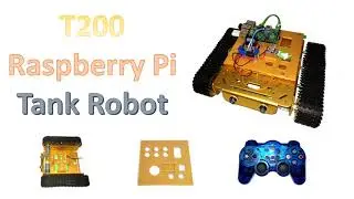 T200 Robot Chassis with Raspberry Pi and USB Wireless Controller