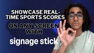 Showcase Real Time Sports Scores on Any Screen Using Amazon Signage Stick