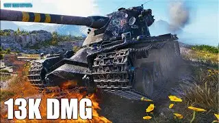 Царь горы 13к урона ✅ World of Tanks Kranvagn лучший бой