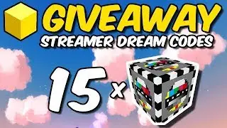 15 Streamer Dream Codes GIVEAWAY! *ENDED*