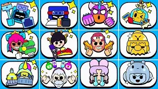 Ash + All New Skin Pins | Brawl Stars