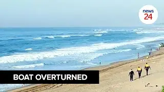 WATCH | Boat overturned in Durban, two fishermen recovered and one still missing