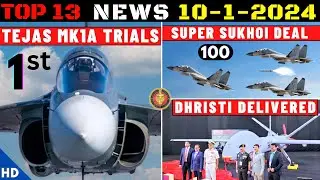 Indian Defence Updates : 1st Tejas MK1A Taxi Trials,Dhristi-10 UAV Delivered,100 Super Sukhoi Deal