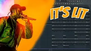 How To Make A Travis Scott Type Beat (FL Studio Tutorial)