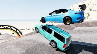 Epic High Speed Jumps #4 BeamNG.Drive - Car Crash Compilation