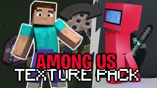 Among Us Texture Pack in MINECRAFT!