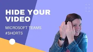 Hide your video in a Microsoft Teams meeting #shorts