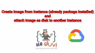 GCP create image with installed package and image attach to other instance