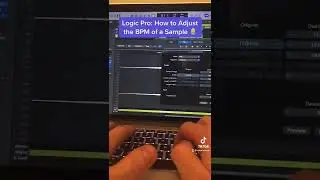 Logic Pro: How to Adjust the BPM of a Sample 👨‍💻