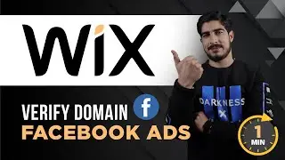 How To Verify Domain On Facebook Ads In Wix 2024 | Facebook Ads On Wix | Wix Facebook Ads Tutorial