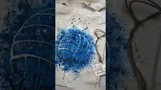 Шоппер волейболиста #shorts #handmade #сумка #акрил #art #acrylic #шоппер