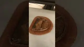 Пробная печать пластиком от бутылок