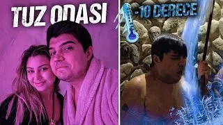 OĞUZ’LA BAKIM GÜNÜ 💆 BALİ MASAJI YAPTIRDIK!! | termal su, tuz odası, sauna...