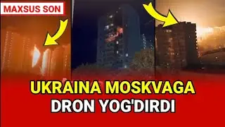UKRAINA ROSSIYAGA KENG KO'LAMLI DRON HUJUMI UYUSHTIRDI | #MAXSUSSON