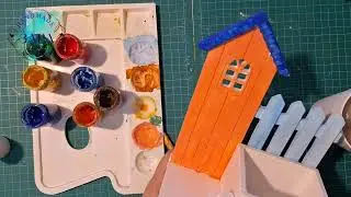 Gipshäuser Teil zwei. Plaster houses part two. Гипсовые домики часть вторая