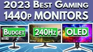 Best 1440p Gaming Monitor 2023 - Budget, 240Hz & OLED 1440p Gaming Monitors