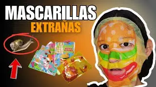 PROBE las MASCARILLAS mas EXTRAÑAS y GRACIOSAS del MUNDO