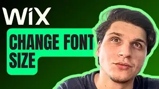 How Can I Change Font Size On Wix Website