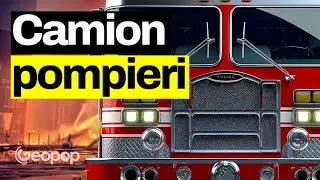 Camion dei pompieri in 3D, ecco come funziona l'autopompa serbatoio dei Vigili del Fuoco