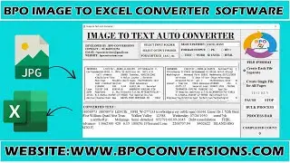 Online/Offline Image to excel converter app | Online/Offline image to excel conversion app