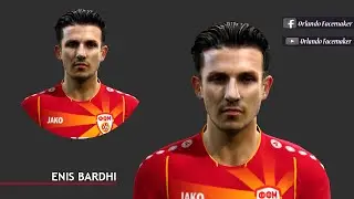 🔴 Enis Bardhi Face By Orlando Facemaker | PES 2013