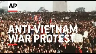 Largest Anti-Vietnam War protest in Washington, D.C. - 1969  | Movietone Moment | 13 November 2020