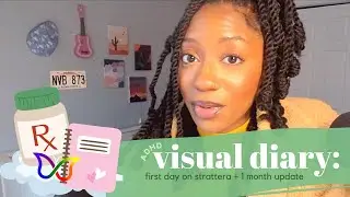 TRYING STRATTERA: first day vlog + 1 month update
