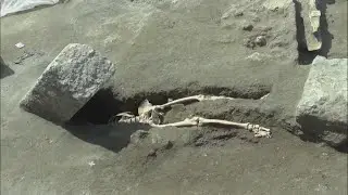 Pompeii Man Found Crushed to Death by Large Stone While Fleeing Mt. Vesuvius