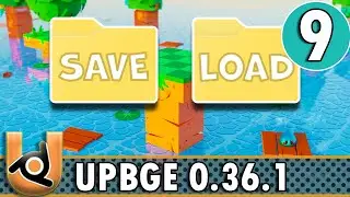 Save & Load Player Location | UPBGE 0.36.1 beginner Tutorial part 9