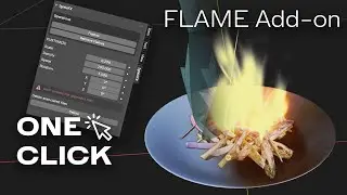 Insane Flame generator Add-on for Blender | IgniteFX