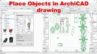 ArchiCAD Tutorial for beginners: How To place and adjust objects (ArchiCAD from Scratch)