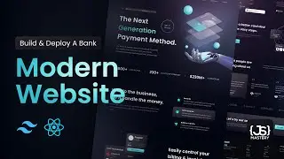 Build and Deploy a Fully Responsive Website with Modern UI/UX in React JS with Tailwind