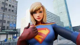 Supergirl vs Lady Deadpool