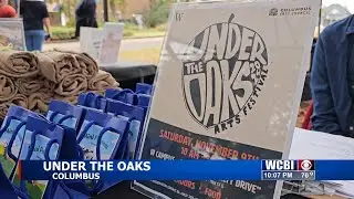 'Under the Oaks Arts Festival' hosted local vendors at MUW