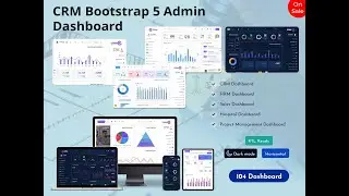 Premium Admin Template with Responsive Bootstrap UI Kit – CRMi