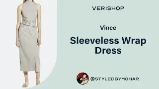 Vince Sleeveless Wrap Dress Review