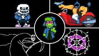 Deltarune Ribbit 2.0 - All Bosses + Ending