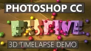 Photoshop 3D Timelapse - Festive Mood Demo