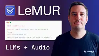 LeMUR is here! A framework for applying LLMs to audio data